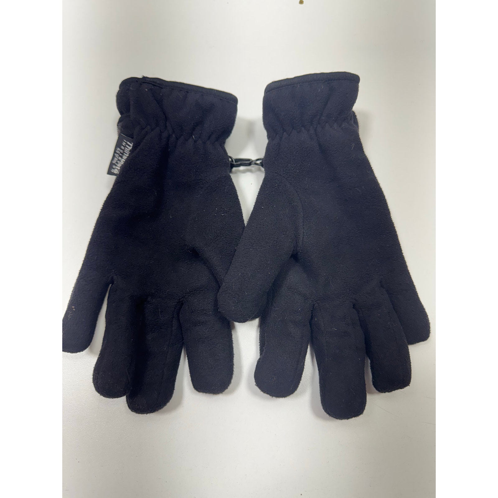 Thinsulate 40 Gram Black Fleece Gloves One Size Fits All Polyester Outdoor Thinsulate 40 Gram Black Fleece Gloves One Size Fits All Polyester Outdoor